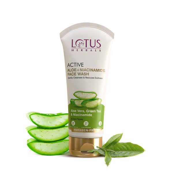 Lotus Herbals Active Aloe + Niacinamide Face Wash