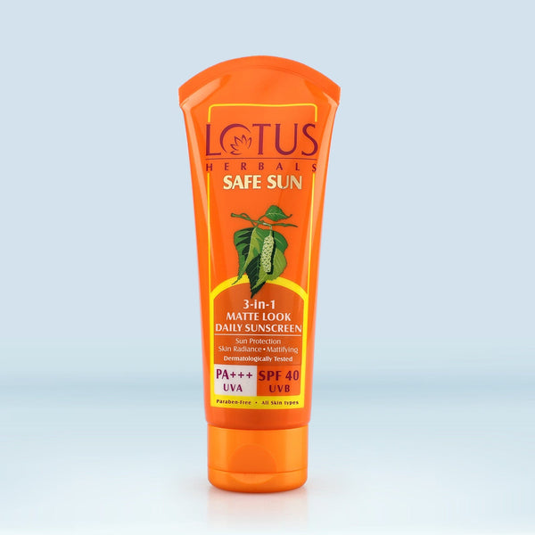 Safe Sun 3 In 1 Matte-Look Daily Sunscreen SPF 40 PA+++