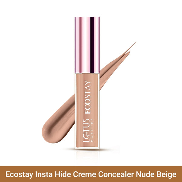 99% Natural - Lotus Herbals Ecostay Insta Hide crème concealer - Nude Beige