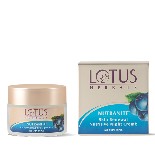 Cruelty Free - Lotus Herbals NUTRANITE Skin Renewal Nutritive Night Cream