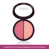 Super FIne Powder - Proedit Silk Touch Blush Highlighter Duo - Fiery Fusion