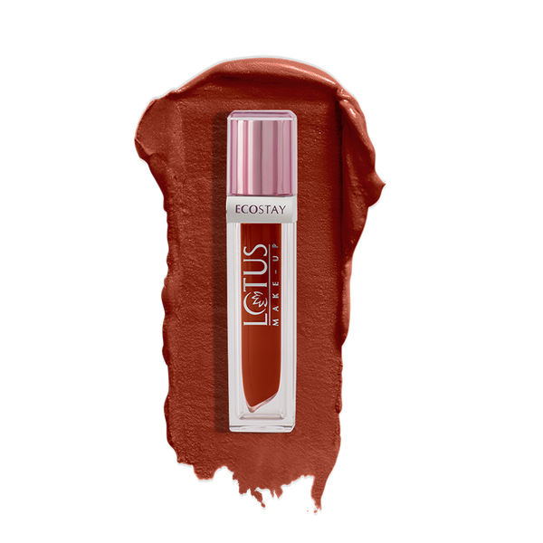 Transfer Resistant - Ecostay Matte Lip Lacquer - Earthy Rust