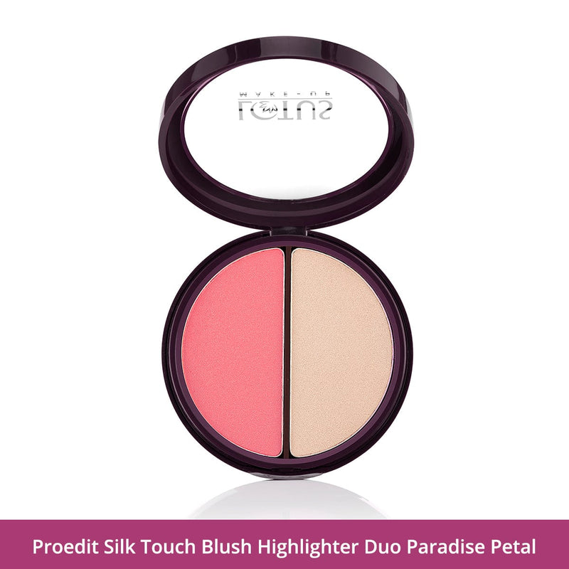Clinically Tested - Proedit Silk Touch Blush Highlighter Duo - Paradise Petal