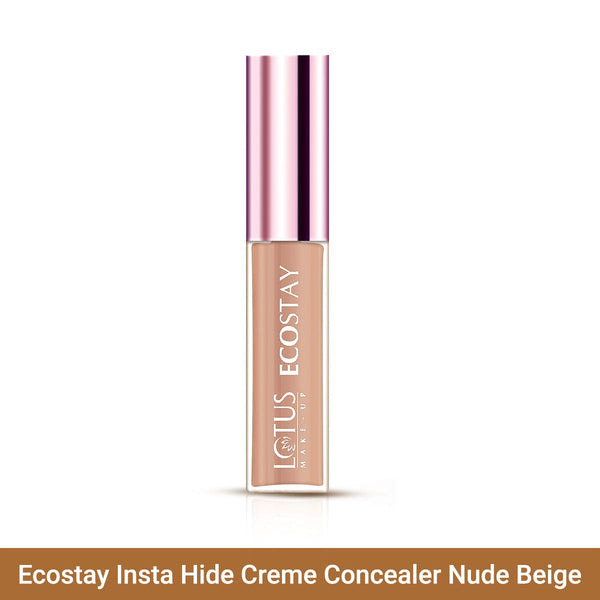 Curelty Free - Lotus Herbals Ecostay Insta Hide crème concealer - Nude Beige