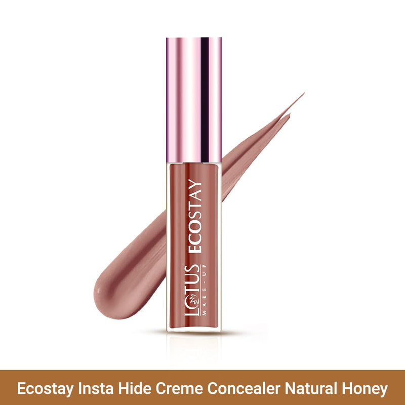 Presrvative Free - Lotus ECOSTAY Insta Hide Crème Concealer - Natural Honey