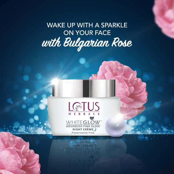 Lotus Herbals WhiteGlow Advanced Pink Glow Brightening Night Cream