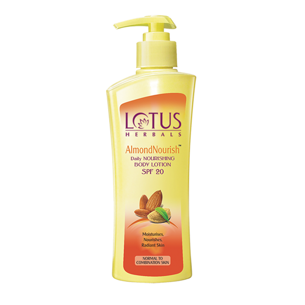 Radiant Skin - Lotus Herbals AlmondNourish Daily Nourishing Body Lotion SPF 20