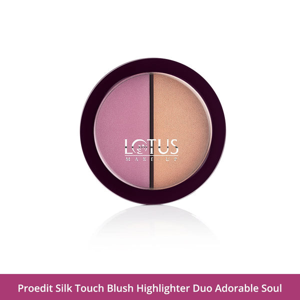 Proedit Silk Touch Blush Highlighter Duo Adorable Soul - Lotus Makeup
