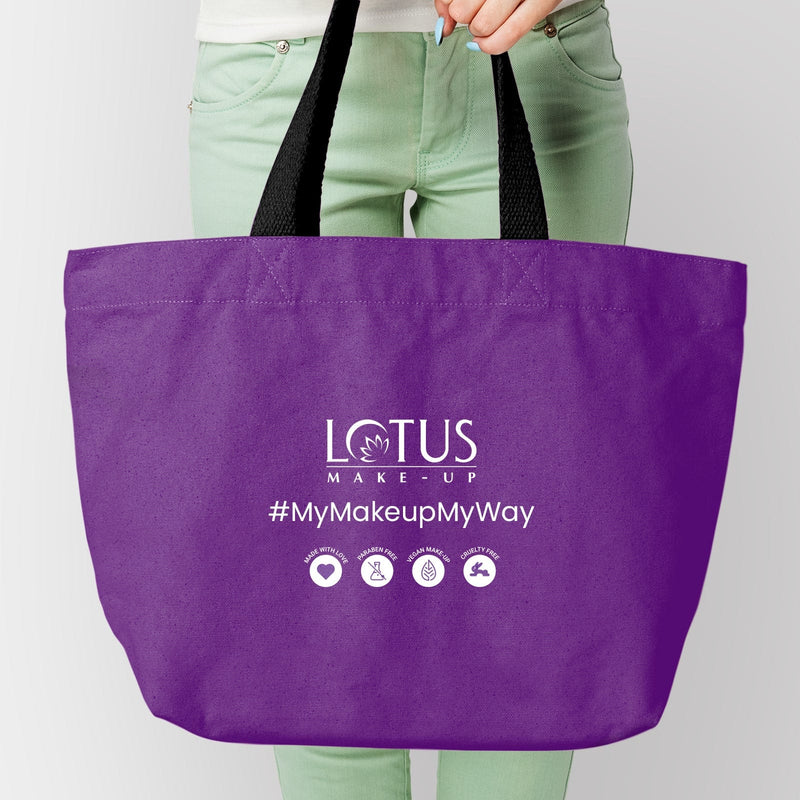 Lotus Makeup Tote Bag