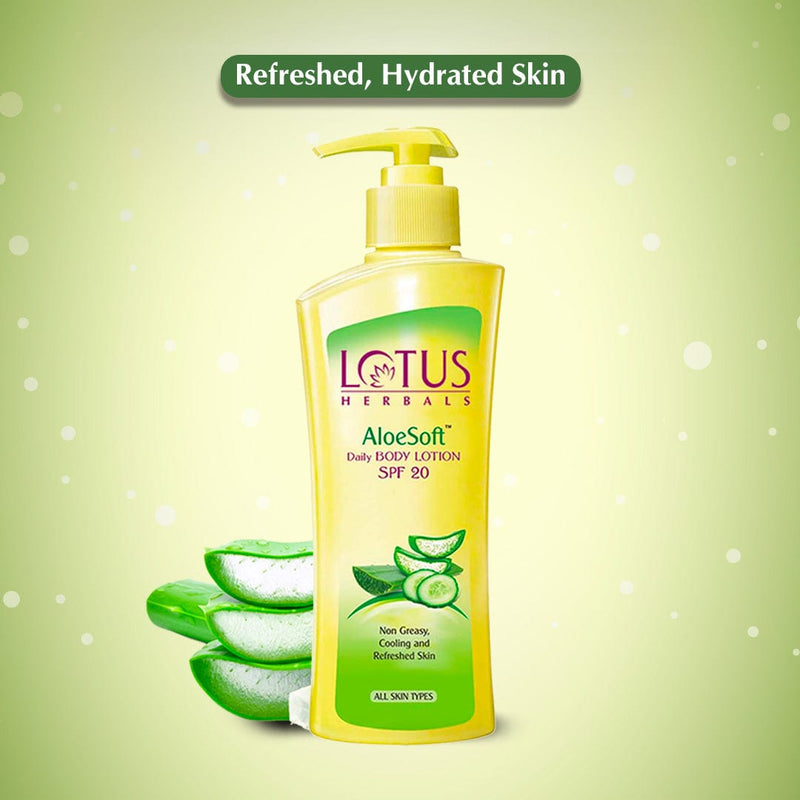 Lotus Herbals AloeSoft™ Daily Body Lotion SPF 20
