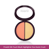 Micro Fine Pigments - Proedit Silk Touch Blush Highlighter Duo - Exotic Crush