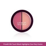 Micro Fine Pigments - Proedit Silk Touch Blush Highlighter Duo - Fiery Fusion
