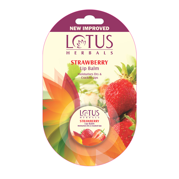 Lip Balm Strawberry - Lotus Herbals