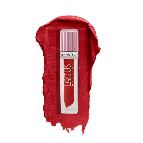 Lotus Ecostay Matte Lip Lacquer - Scarlet Red