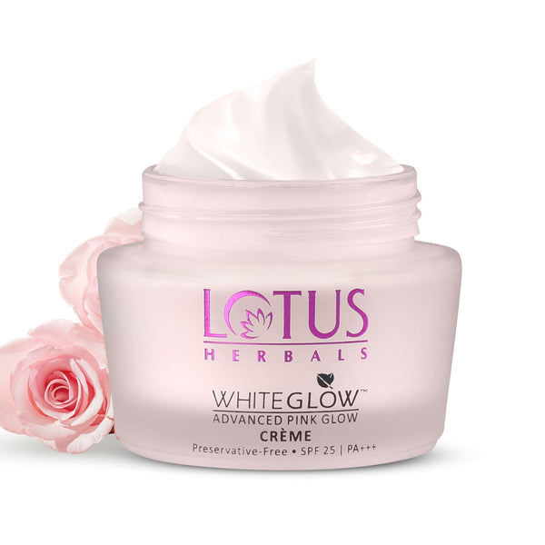Buy Lotus Herbals WhiteGlow Advanced Pink Glow Brightening Cream SPF 25 I  PA+++ Online