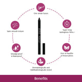 Dermatologically Tested - Ecostay Longlasting Gel Eye Definer - Mega Black