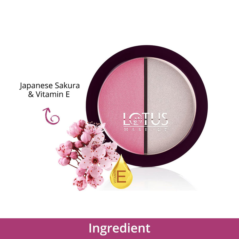 Cruelty Free - Proedit Silk Touch Blush Highlighter Duo - Paradise Petal
