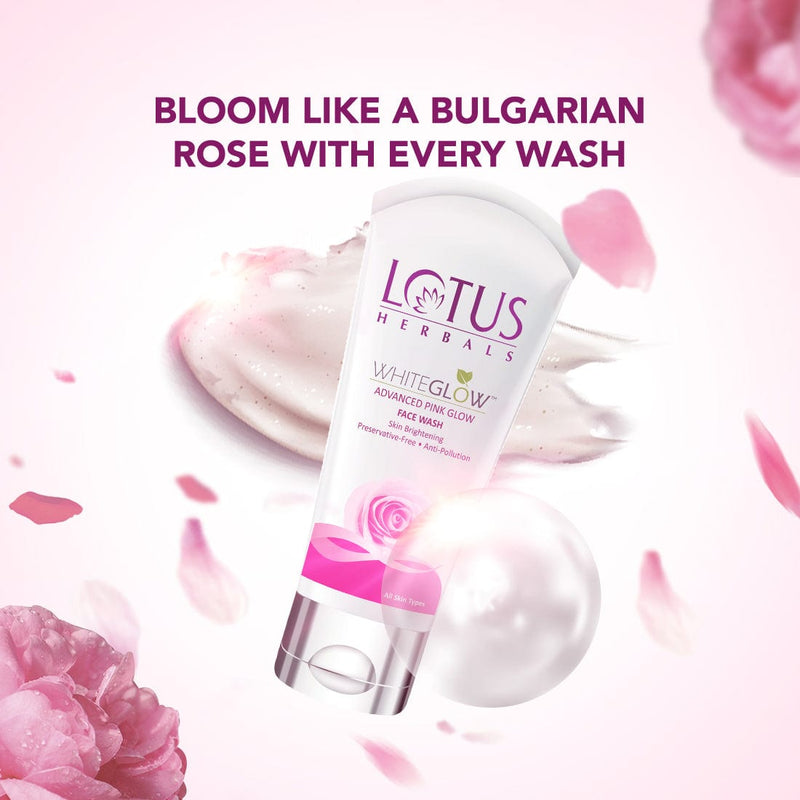 Preservative Free - Lotus Herbals WhiteGlow Advanced Pink Glow Brightening Face Wash