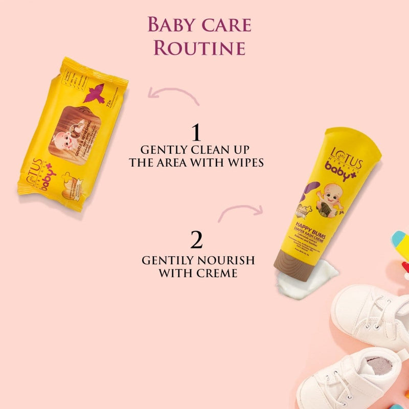 Gently Nourish With BABY+ HAPPY Bums Diaper Rash Cream