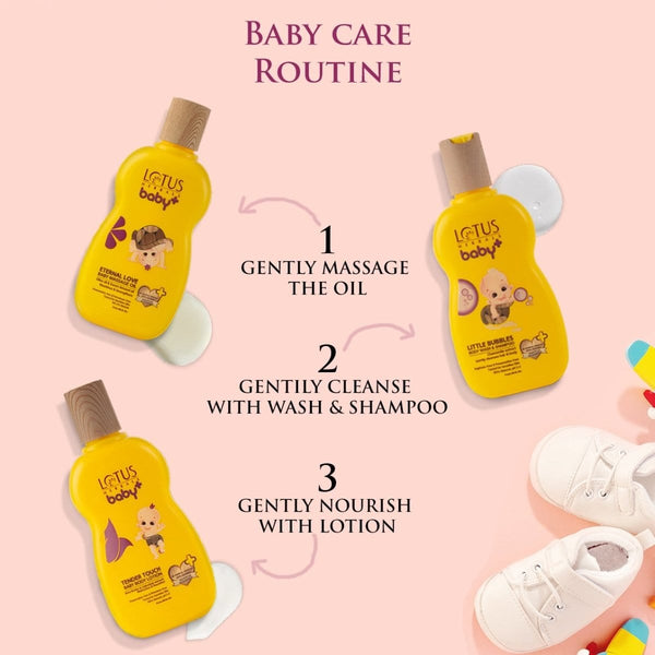 Gentily Cleanse With Lotus Herbals Baby Wash & Shampoo