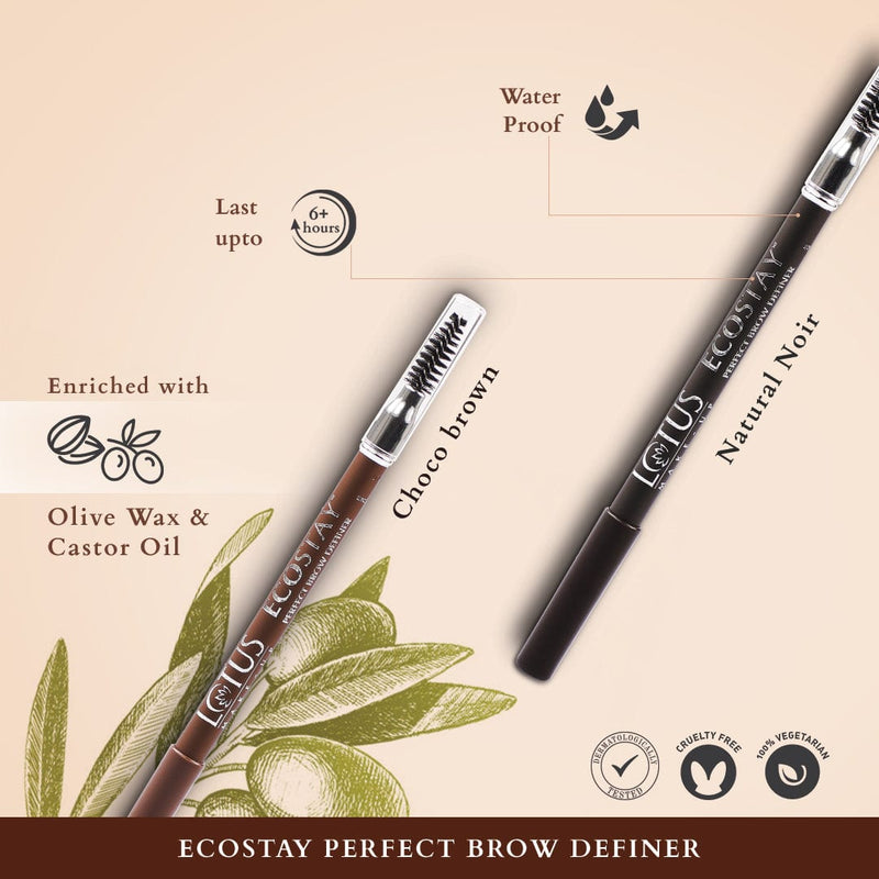 Paraben Free - Ecostay Perfect Brow Definer BD-1 Choco Brown