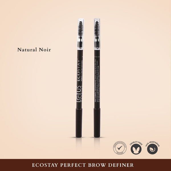 Eye Brow Pencil - Buy Ecostay Perfect Eye Brow Definer BD-2 (Natural Noir)  – Lotus Herbals