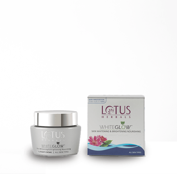 Lotus Herbals WHITEGLOW Skin Brightening & Nourishing Night Cream 60g