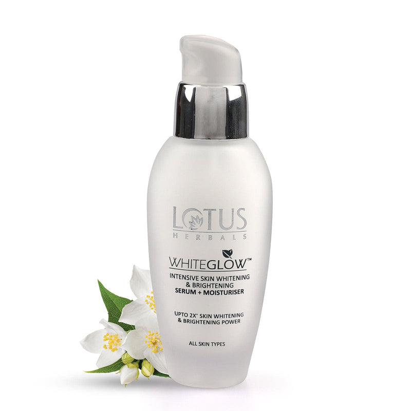 Lotus Herbals WhiteGlow Intensive Skin Whitening &Brightening Serum + Moisturizer